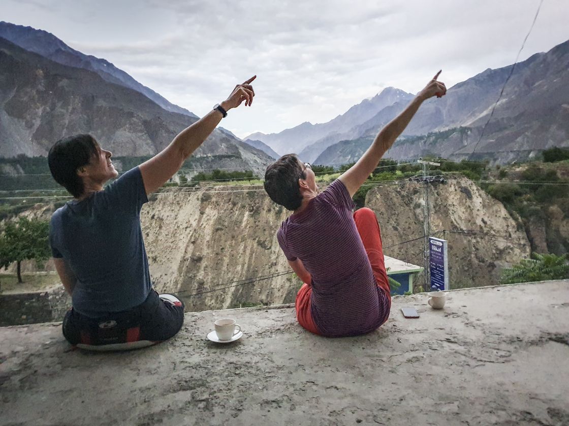 On the way to Passu, Pakistan