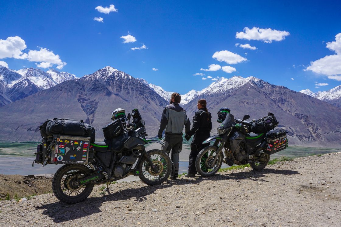 Riding and travelling together brought us closer together as a couple