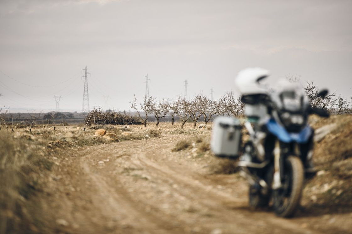 The joy of off-road riding: no traffic around and being surrounded by nature.