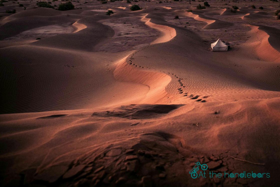 We were far out of M’Hamid, and come all the way on foot. The camel hated me, but Ali, well he didn’t mind me so much. Together we got our tent up in the middle of a very windy day out on the dunes. We also dug up a human skeleton so there’s that as well. Anyway, nothing prepared me for the range of orange and reds to scream out of the Sahara. Amazing.