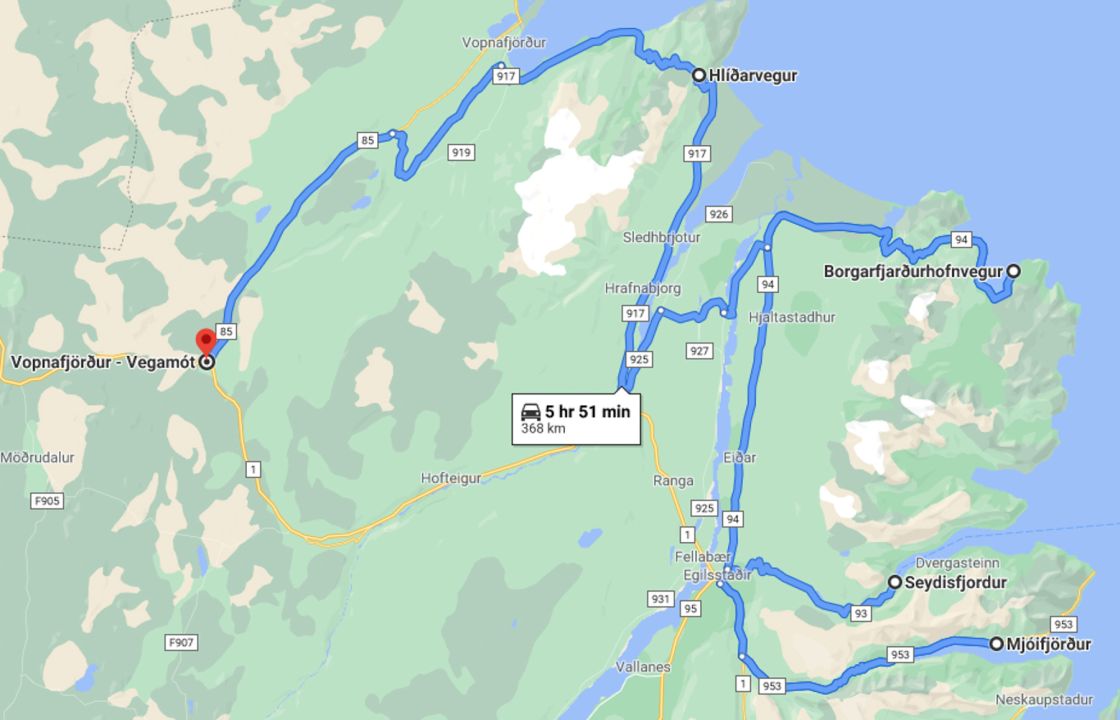 Eastern Fjords, Iceland…Must See Roads