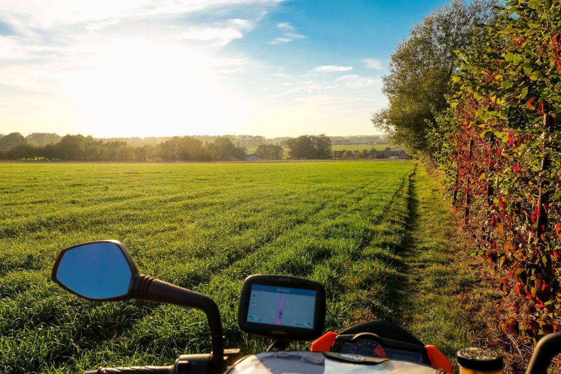 The track leads you trough the most beautiful parts of Belgium.  A marvelous view and sunset at the Brabant Wallon region.