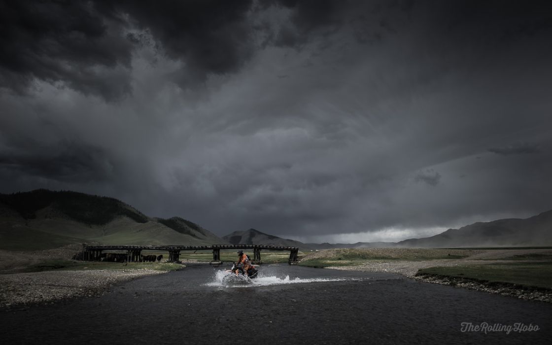 The Enduro adventurer  in Central Mongolia