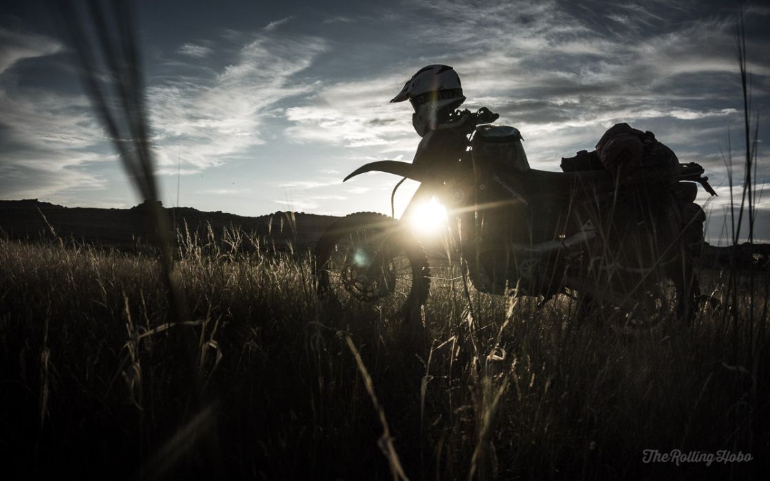 The Enduro adventurer somewhere in Mongolia