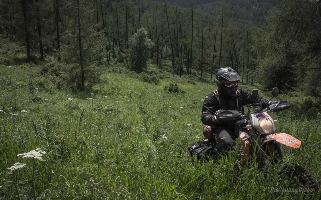 The Rolling Hobo in the Altai Mountains in Russia