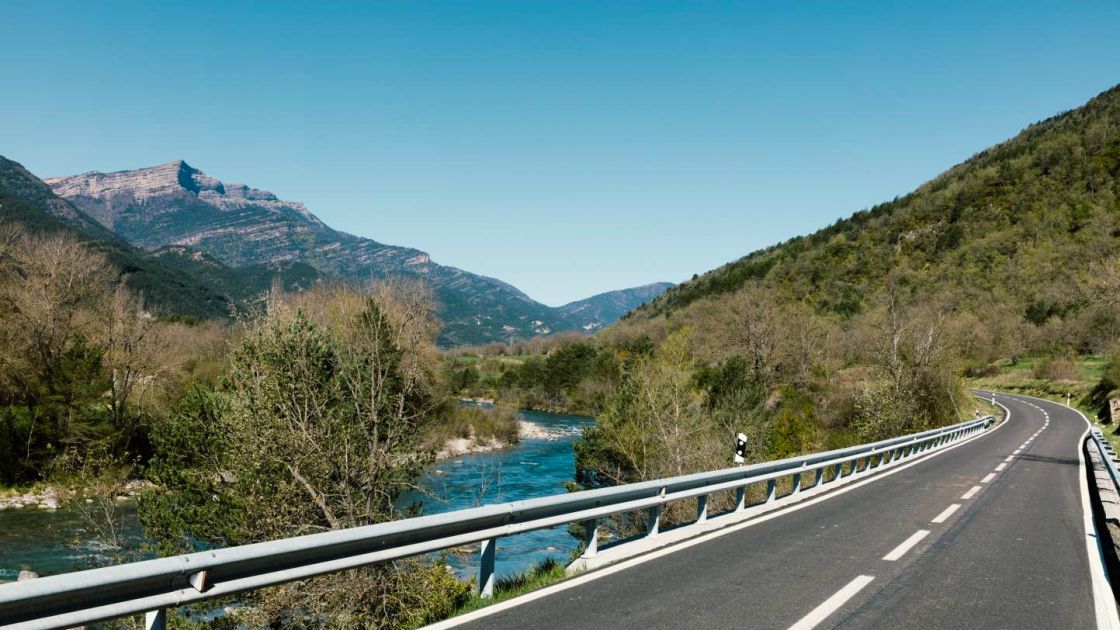This section of the N260 was resurfaced in 2016