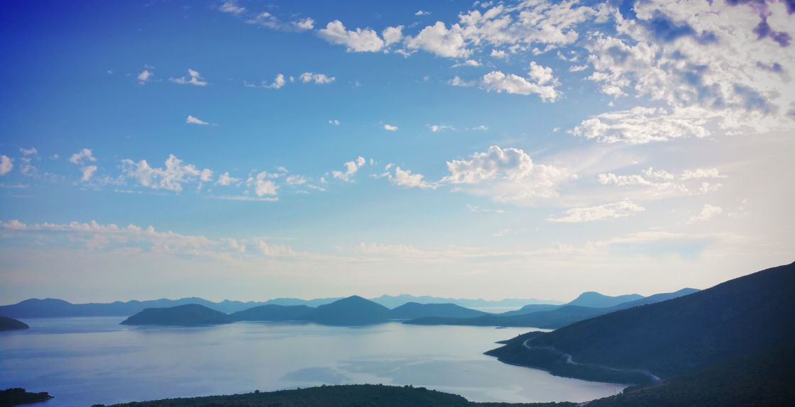 West to Island of Mljet.