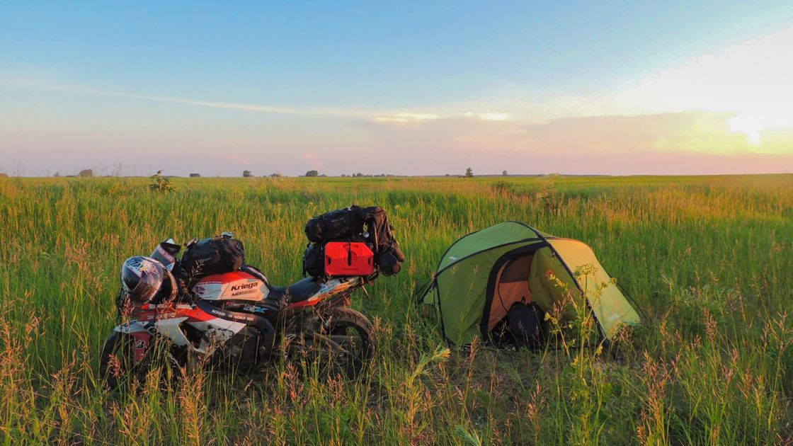 Wild camping in the largest country in the world: Russia