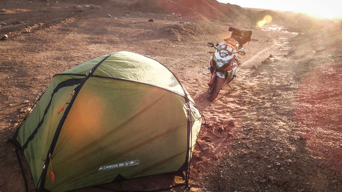 Wild camping is a safe pastime in Western Sahara, but landmines make it dangerous to pursue in Mauritania