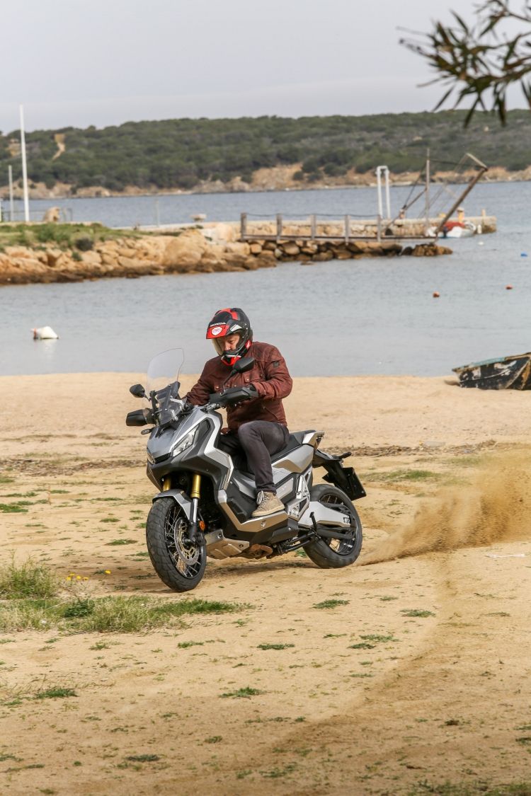 You are not supposed to be riding on beaches. But we couldn’t resist a short stroll on this one.