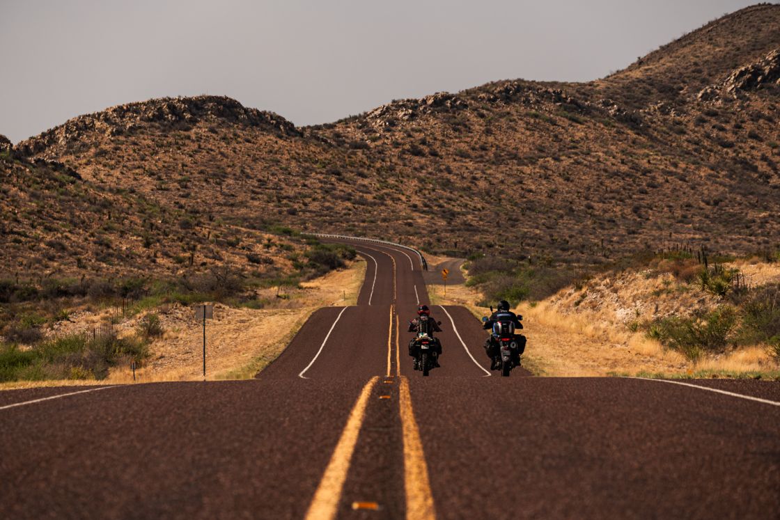 Robert Baldinger and Dave “Texas-Dave” Hunninghake rides into the Big Bend area.