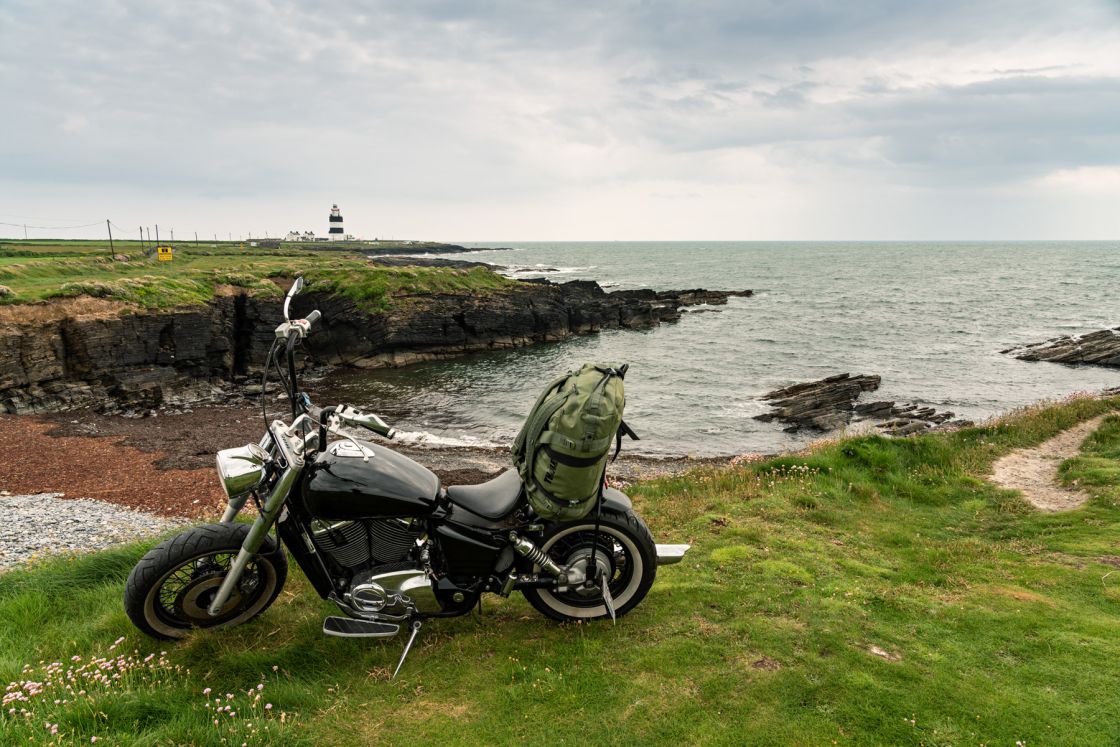 800-year-old Hook Lighthouse on the southern shore of Ireland. An hour's drive from the Rosslare harbor and the perfect first stop right off the boat.