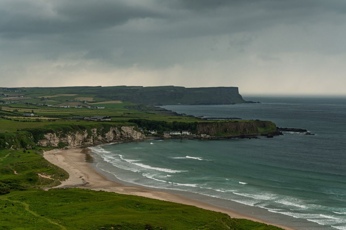 One of many amazing coastal views along The Causeway Coastal Route. This is right off the side of the road.