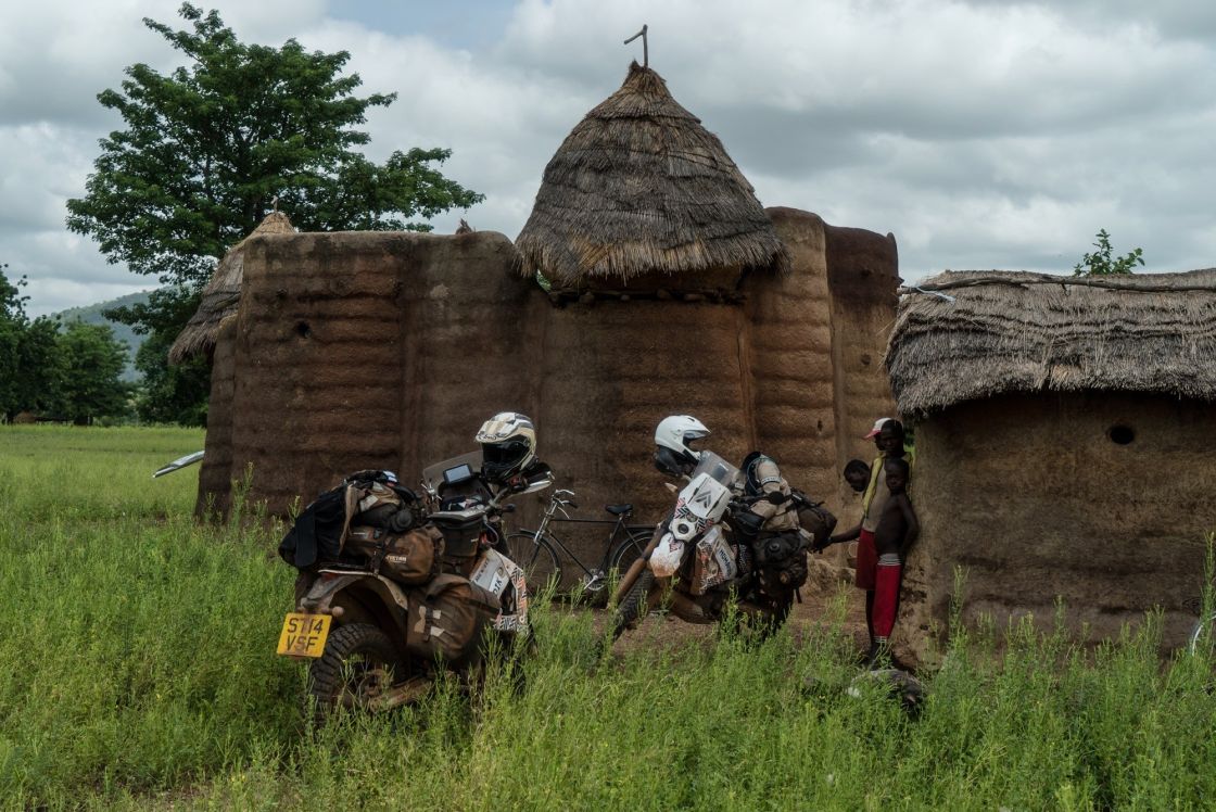 The UNESCO World Heritage site of Koutammakou in Togo. The mud brick huts are notable for being built numerous stories high with living quarters, grain storage and even acting as a fort.