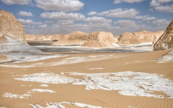 The white desert, Egypt