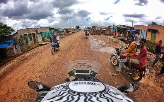 ON HER BIKE KENYA