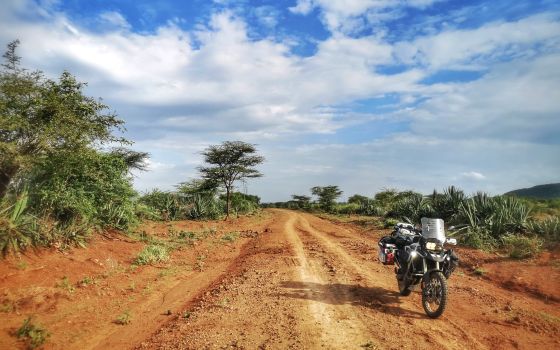 ON HER BIKE KENYA