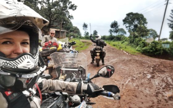 ON HER BIKE KENYA