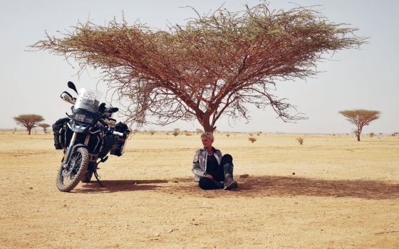 On her bike: Through Sudan and Ethiopia