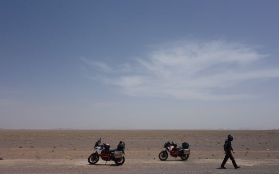 No place to hide in the deserts of Iran.