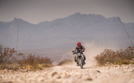 Robert Baldinger exploring the Old Ore Road and the fantastic scenery.