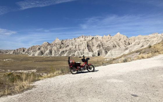 Badlands in South Dakota