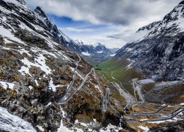 Greatest riding roads in Europe: top 10: Trollstigen