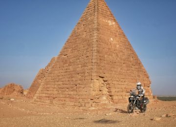 On her bike: Through Sudan and Ethiopia