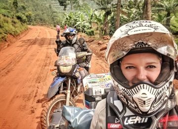 ON HER BIKE: THROUGH UGANDA AND RWANDA