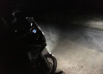 Kyrgyzstan. We were lucky a family opened their home to us in the middle of the night.