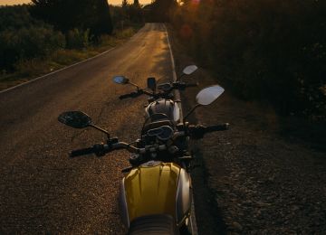 Sunset in Tuscan hills