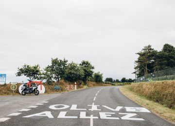 Brand new tarmac thanks to the Tour de France.