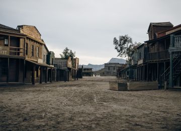 Ghost town.