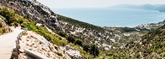 Back entree to Cala Gonone